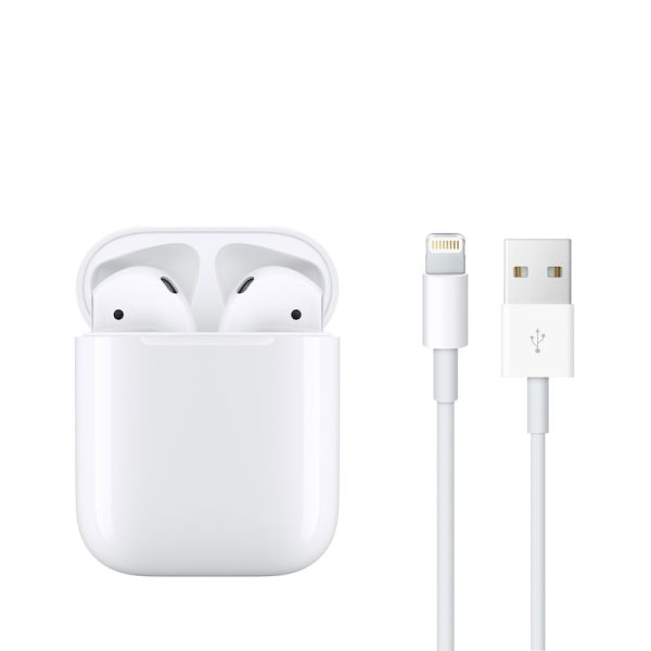airpods 2nd generation with charging cords and case