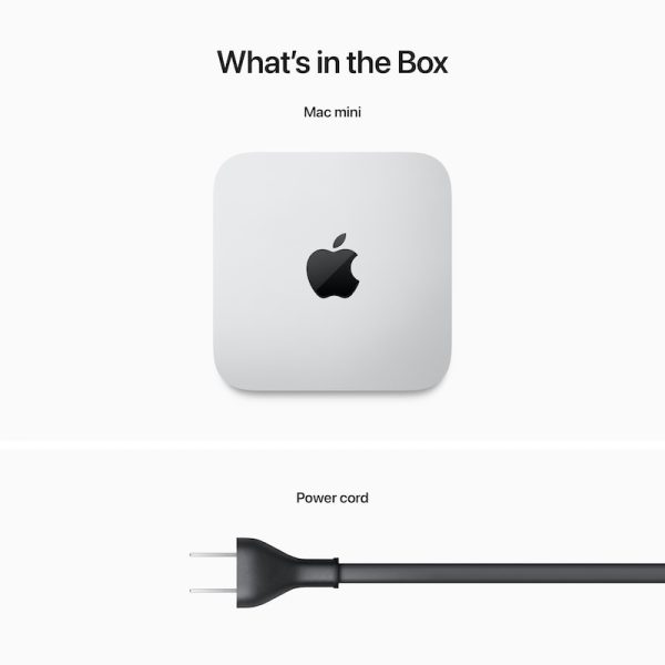 what comes inside the mac mini m2 pro silver box