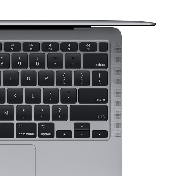 macbook air m1 chip keyboard closeup