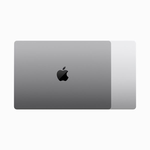 back view of macbook pro 14 inch space gray