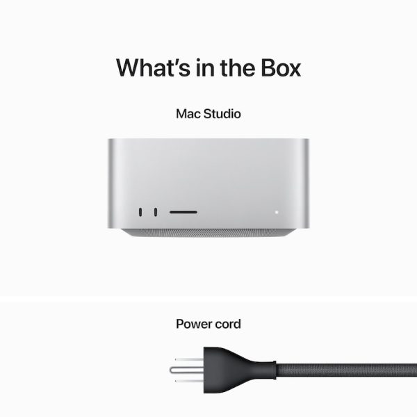 power cord and mac studio inside of box