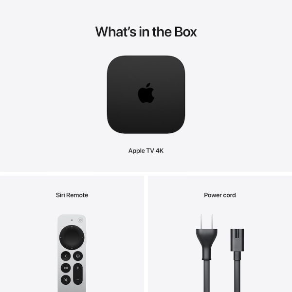 what's in the apple tv 4k box