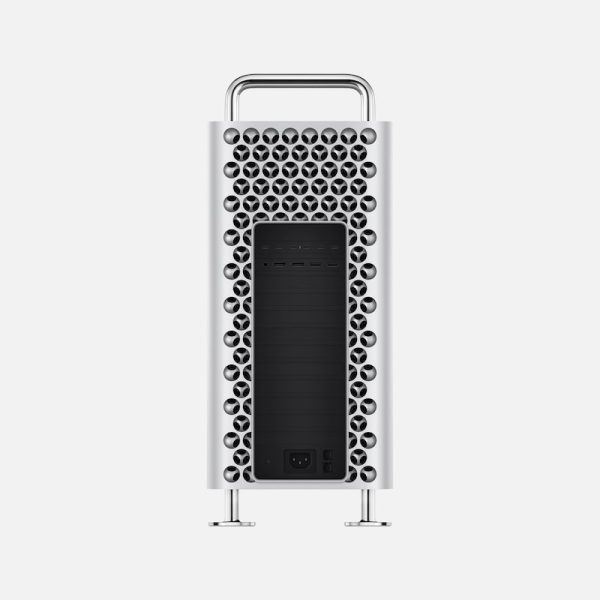 back view of mac pro tower